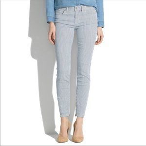 Madewell Striped Skinny Jeans Size 27